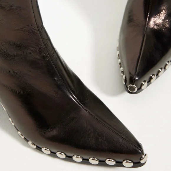 {Jeffery Campbell} Walton Vegan Studded Booties - Picture 15 of 16